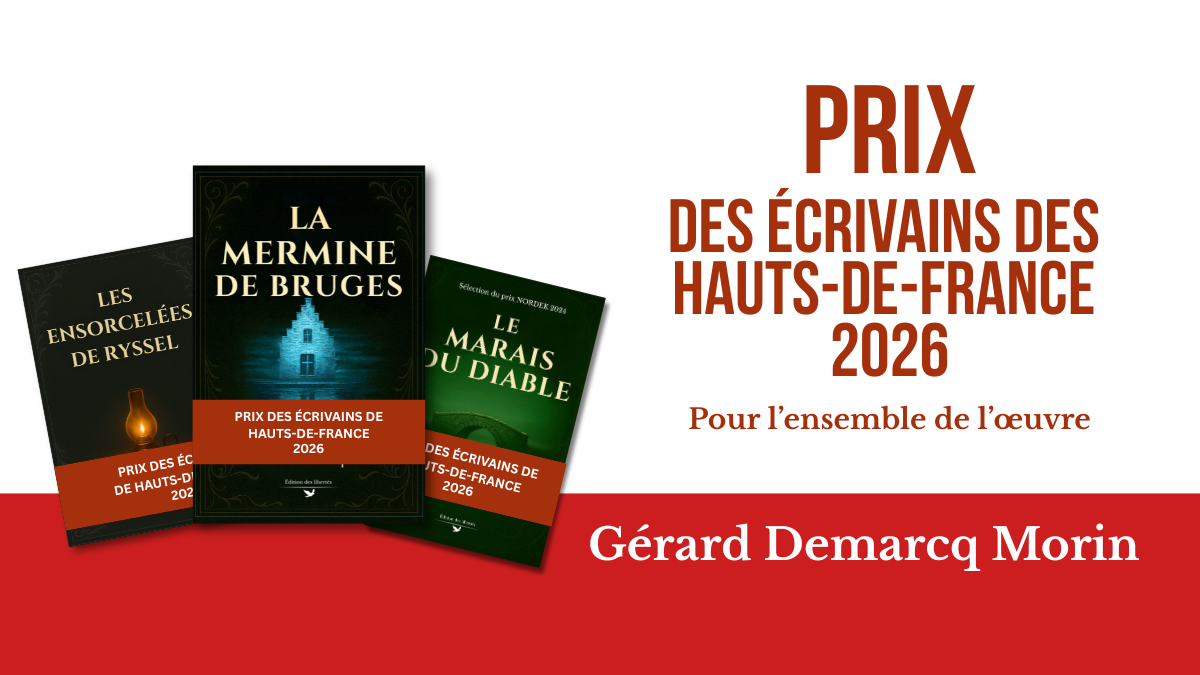 Gérard Demarcq-Morin remporte le Prix des Écrivains des Hauts-de-France 2026