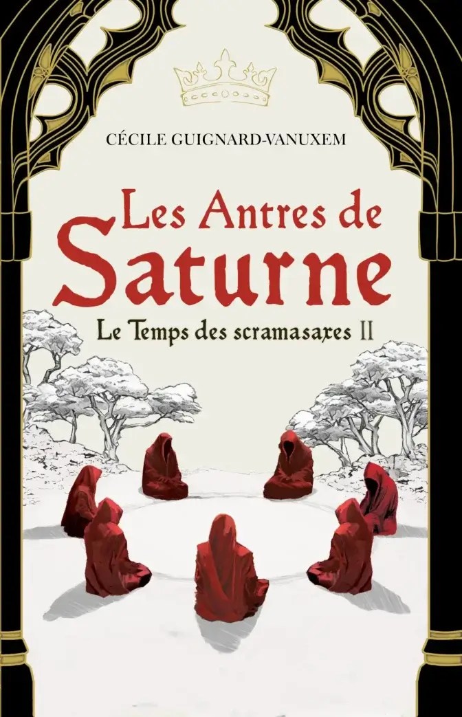 Couverture broché – Les antres de Saturne – Cécile Guignard-Vanuxem – Édition des libertés