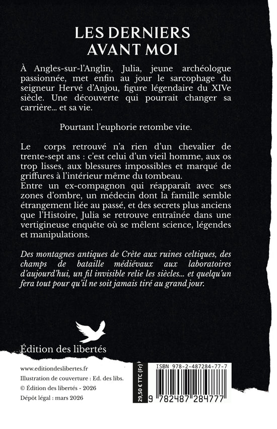 4e de couverture broché – Les derniers avant moi – Daniel Mallet – Édition des libertés