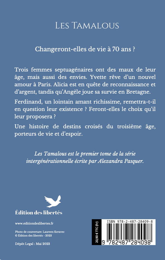 4e de couverture broché – Les tamalous – Alexandra Pasquer – Édition des libertés