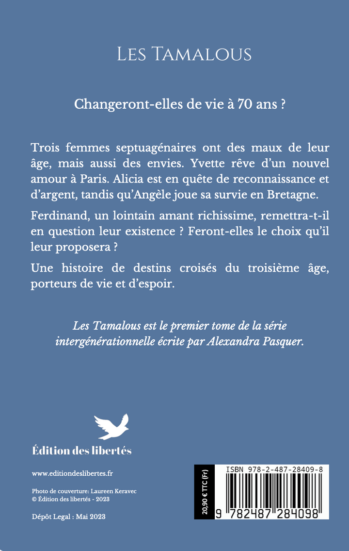 4e de couverture broché – Les tamalous – Alexandra Pasquer – Édition des libertés