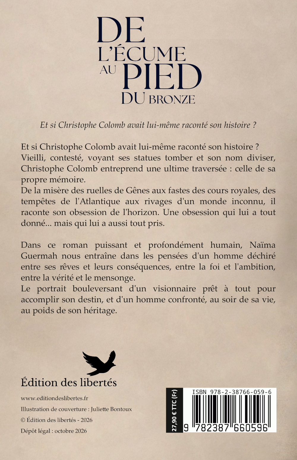 De l'écume au pied du bronze