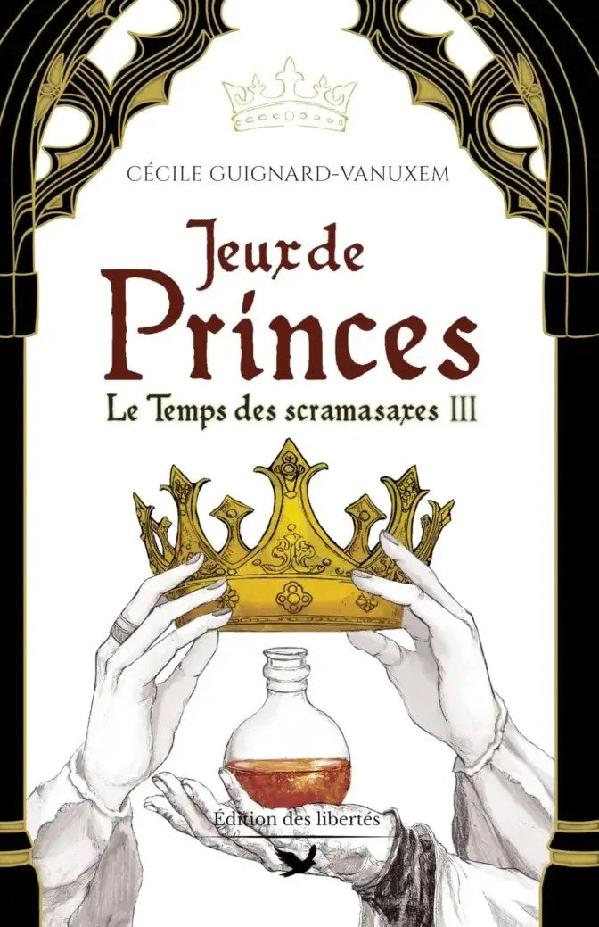 Couverture broché – Jeux de princes – Cécile Guignard-Vanuxem – Édition des libertés