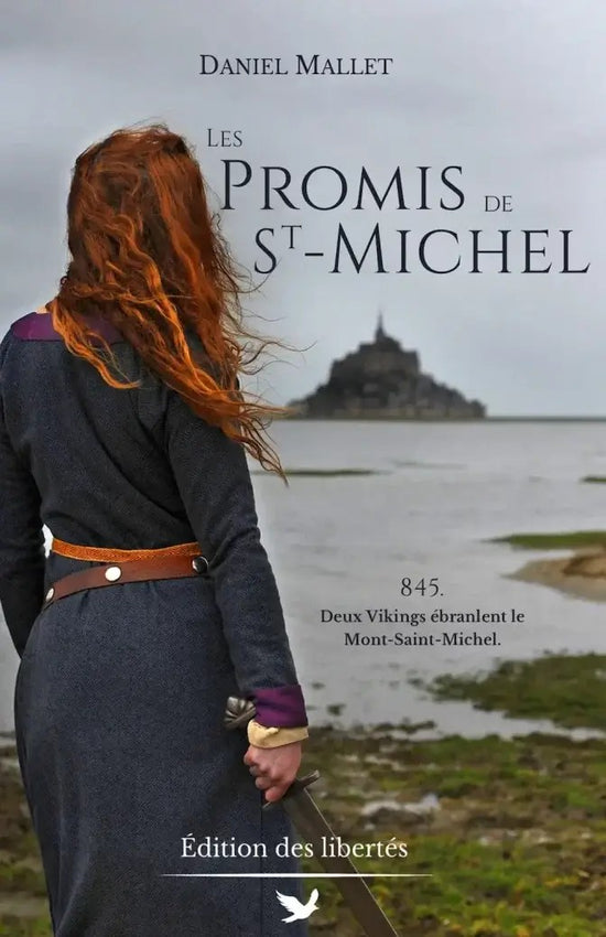 Couverture broché – Les promis de Saint-Michel – Daniel Mallet – Édition des libertés