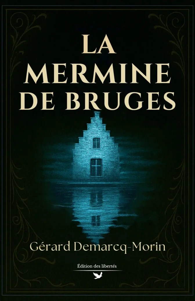 Couverture broché – La termine de Bruges – Gérard Demarcq-Morin – Édition des libertés