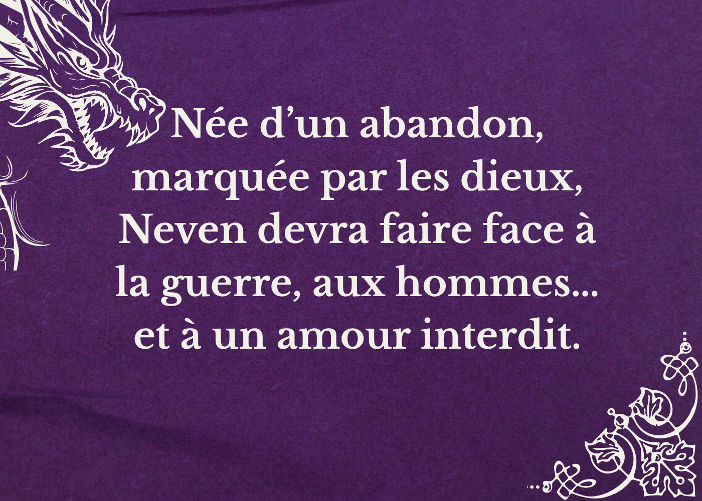 Bannière collection - Le vent du nord - Laurianna Ferra - Édition des libertés