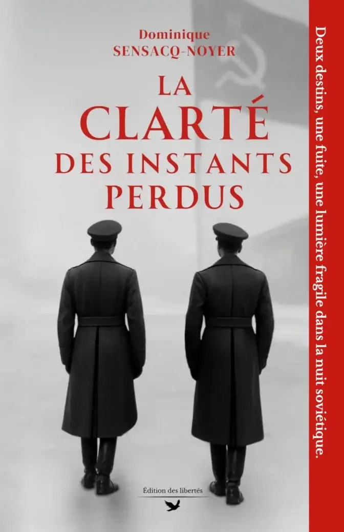 Couverture broché – La clarté des instants perdus – Dominique Sensacq-Noyer – Édition des libertés